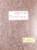 Tschudin-Tschudin Grenchen HTG-600, Cylindrical, Eng-French, Service Installation Manual-HTG-600-01